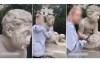 國外網紅想紅想瘋了！「砸爛200年歷史雕像」以為能吸粉...超白目行為讓他下場秒GG