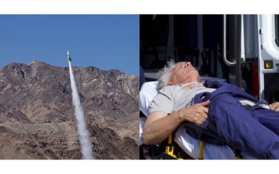 行動力爆表  超狂阿伯「自製土炮火箭」成功飛過101…然後他就掉下來了 （影）