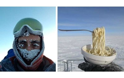 科學家示範「在零下80度南極」煮食物  蛋打出來「秒變裝置藝術」