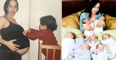 當年轟動全球「8胞胎媽媽」後來怎麼了？11年後現況曝光…跌破眾人眼鏡：跪著看