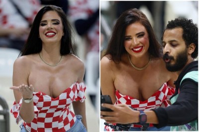 輸給阿根廷沒關係！克羅埃西亞女球迷「足球奶」贏了！征服全場男球迷